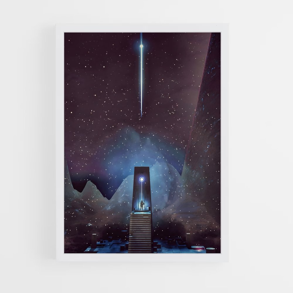 Poster Galaxie Lointaine – affiche No man sky (vue 3)